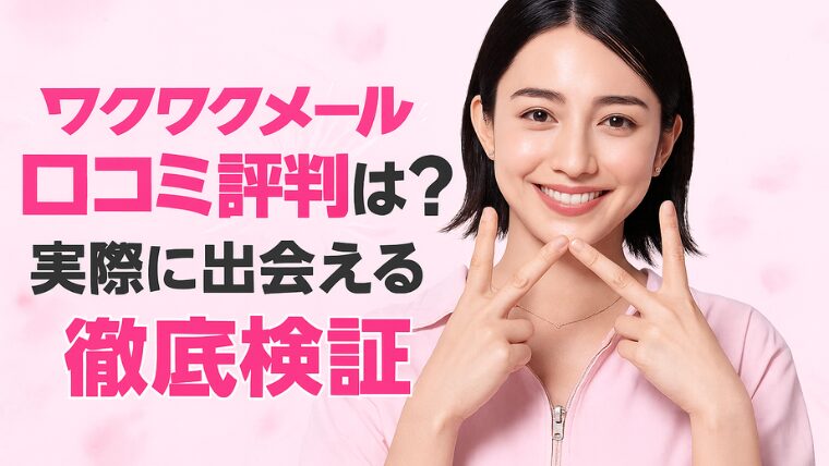 ワクワクメールの口コミ評判は？実際に出会えるか徹底検証